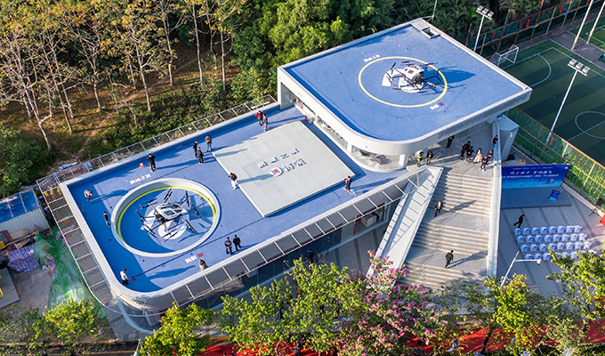 羅湖城市空中交通展示（體驗）中心。圖片來自 : (億航官網)