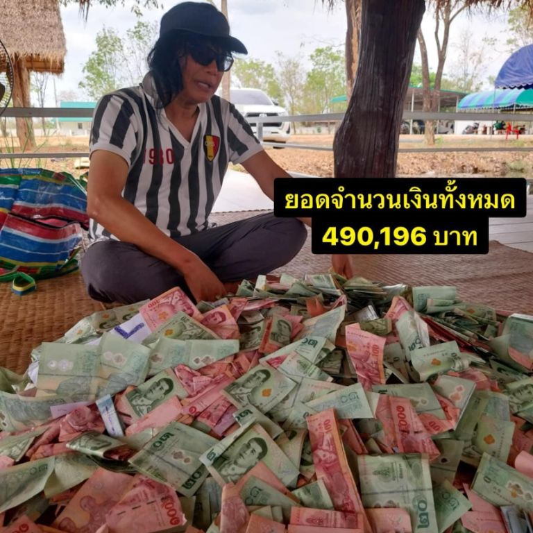 泰國歌手Mai Thai捐贈小費近50萬銖 助建校舍