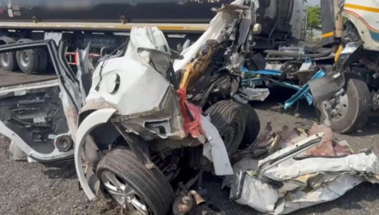 停緊急車道換尿片 SUV被追尾8死2傷