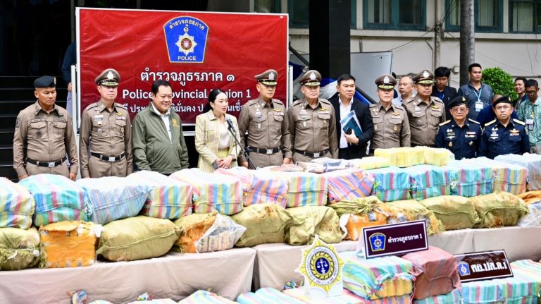 泰國破獲大型販毒案 繳720公斤毒品