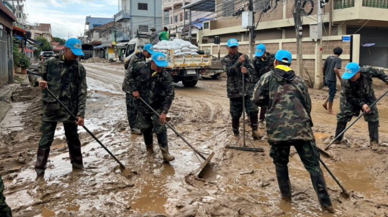 清萊洪水漸緩 泰方將赴緬甸解決郭河問題