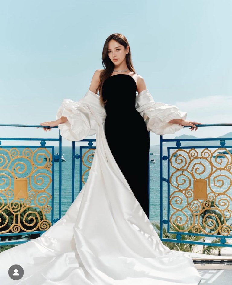 泰女星Nychaa亮相戛納 優雅奢華