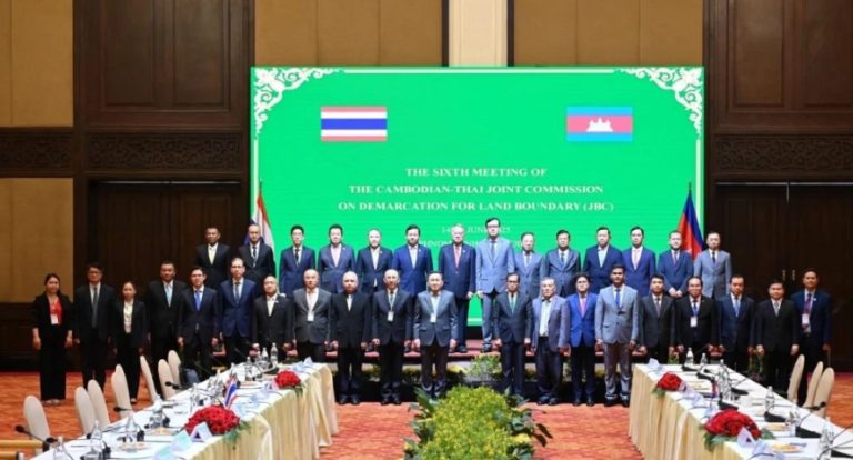 泰柬第6次JBC會議 爭議邊界無進展