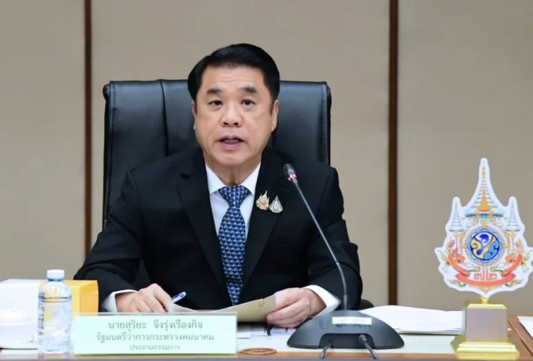 素里亞：20銖搭乘BTS全線政策無關選舉