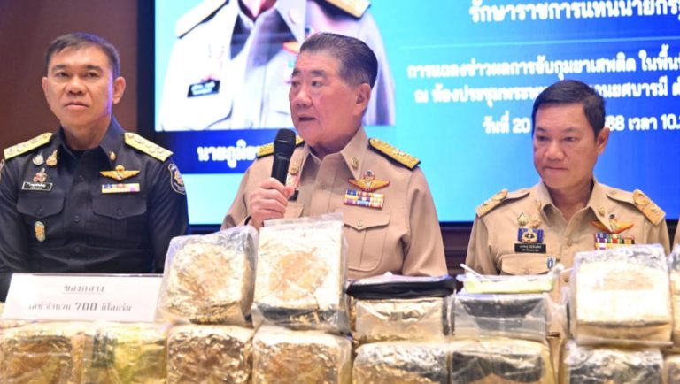 清邁繳獲700公斤冰毒 普湯盛讚