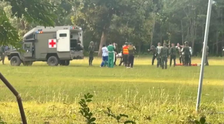 惡劣至極 第六啟泰軍被地雷炸傷