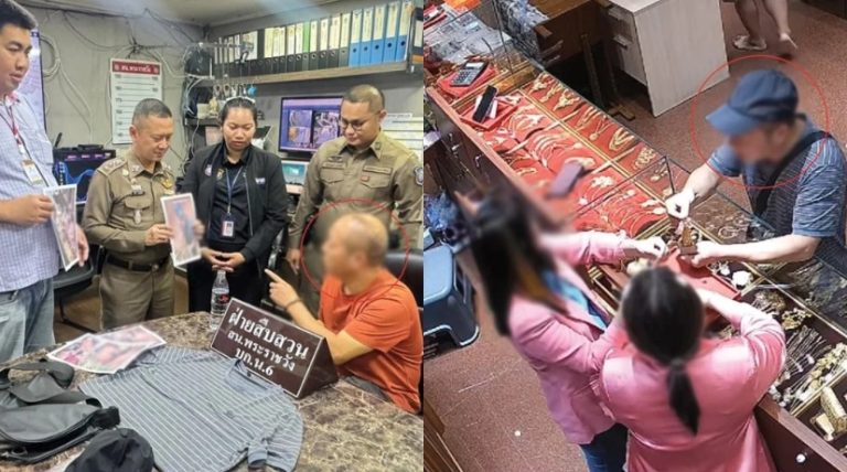 中國賊金店盜金飾 被捕還不認罪