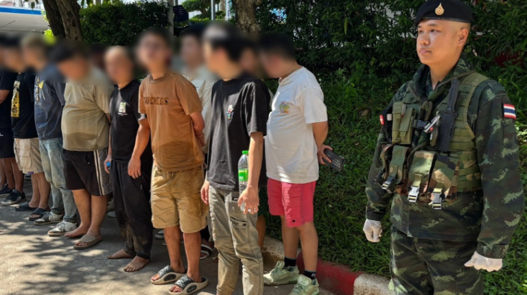 KK園區667人逃到泰國被捕