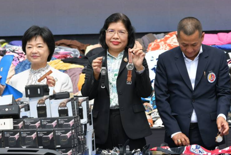 泰國前8月查獲297萬件侵權商品