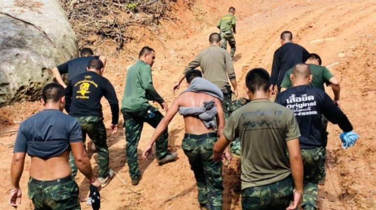 四色菊府又現1士兵泰柬邊境觸雷炸斷腿