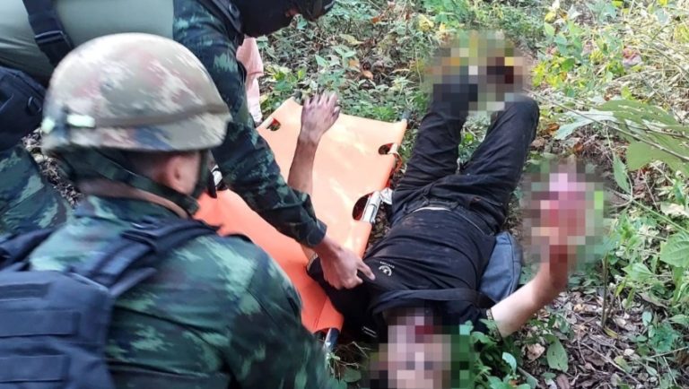 中國男偷渡踩到地雷受傷 軍方施救