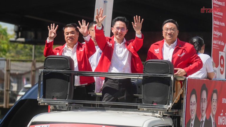 為泰黨抽中9號 總理候選人強力造勢