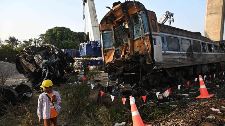 列車事故罹難者家屬獲184萬銖賠償