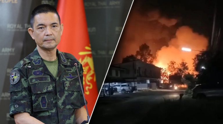 陸軍澄清：素輦彈藥庫起火與柬軍無關