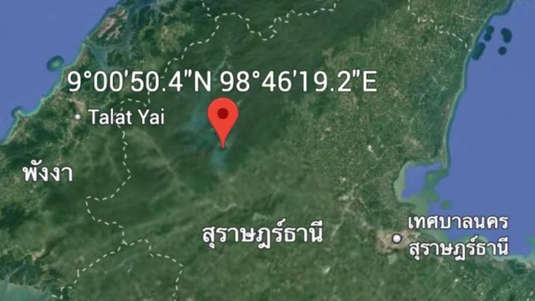 素叻他尼府頻繁地震 水壩週邊有感