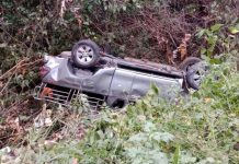 皮卡山路拐彎衝出公路 9死10傷