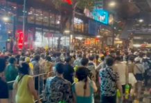 曼谷是隆路宋干節慶祝活動落幕