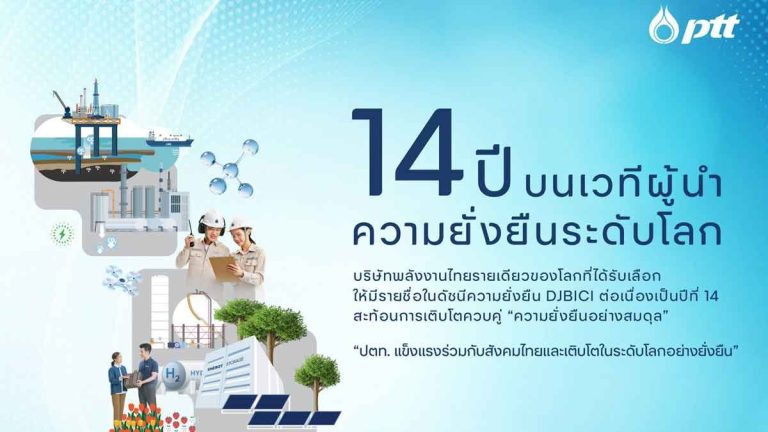PTT連續第14年入選道瓊斯最佳級指數