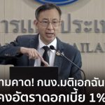央行維持1%政策利率 支持經濟復甦