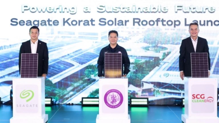 希捷科技工業區 屋頂太陽能發電啟動
