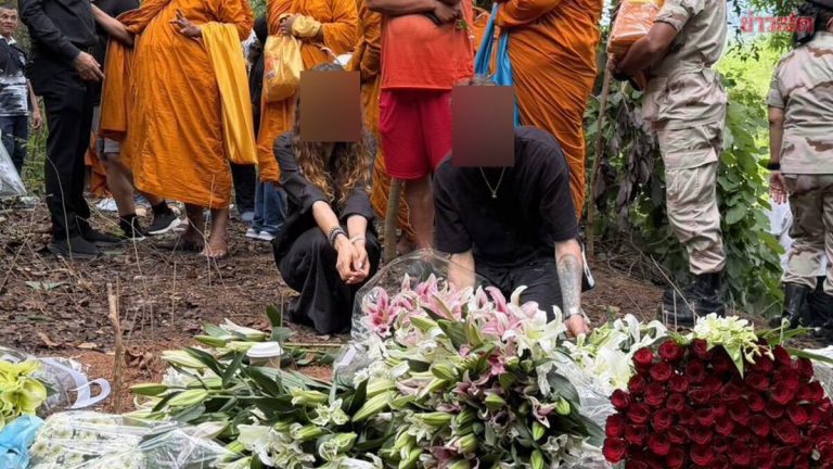 單親母親為俄姐弟舉辦追思儀式 痛不欲生