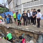 拉瑪三路油污查出5米深地洞