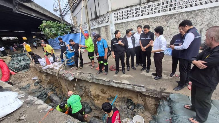 拉瑪三路油污查出5米深地洞