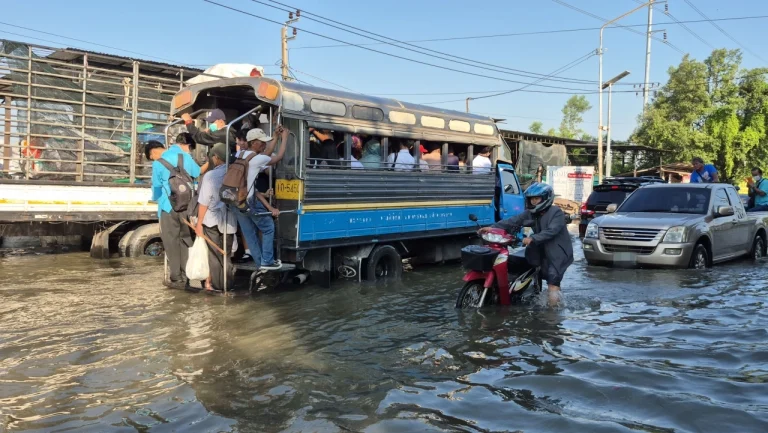 海水倒灌 北欖部分路段積水達60-90厘米