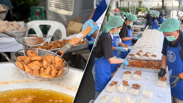「泰自豪廚房」連續供餐 送出逾1.5萬份盒飯