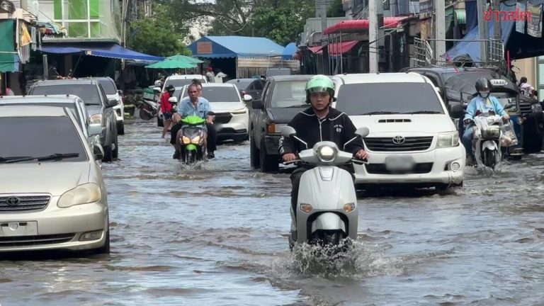 高潮位疊加外地來水 北柳府遭洪水侵襲